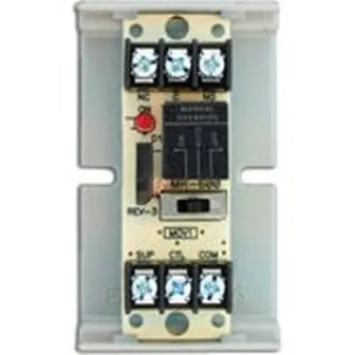 SAE SSU-MR-601/T MR-600 Series Manual Override Relay, 10A@120VAC/7A@24VDC, SPDT, Track Mounted