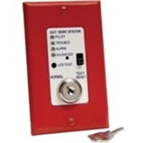 SAE SSU-MSR-100R/R MSR-100 Series Advanced Remote Accessory for Duct Smoke Detectors, Red