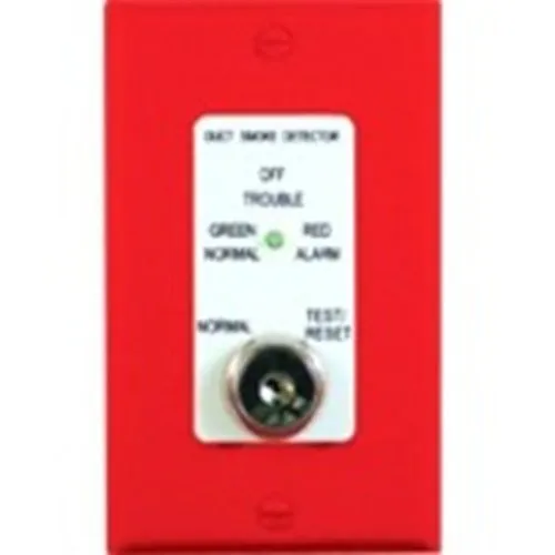 SAE SSU-MSR-50RK/R MSR-50R Series Advanced Remote Accessory for RW, SM and SL-Series Detectors, Single Gang, Key Operated, Red