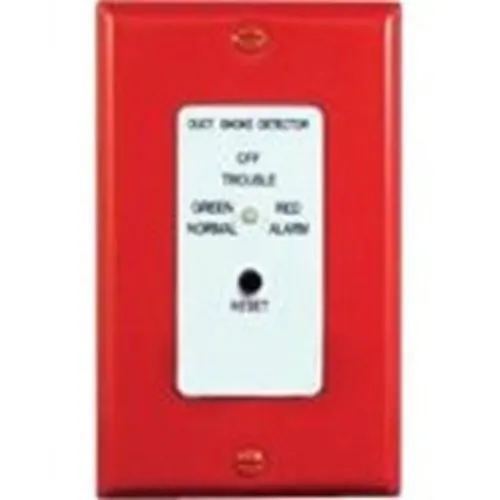 SAE SSU-MSR-50RM/R MSR-50R Series Advanced Remote Accessory for RW, SM and SL-Series Detectors, Hidden Magnet Test, Single Gang, Red