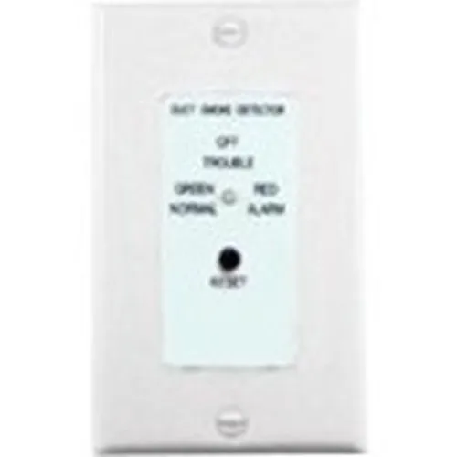 SAE SSU-MSR-50RM/W MSR-50 Series Remote Accessory with Hidden Magnet Test Switch and Push Button Reset, White