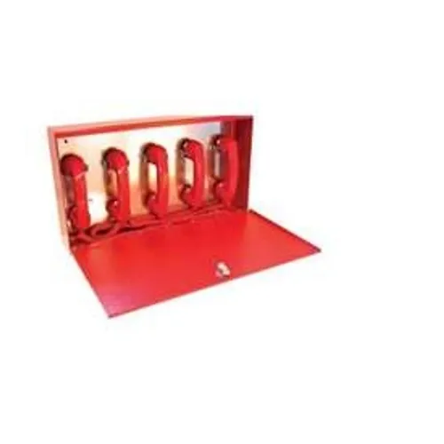 SAE SSU00566 ETCDBA Phone Storage Cabinet, Portable Handset, RCA Jack with 6' Coil Cord