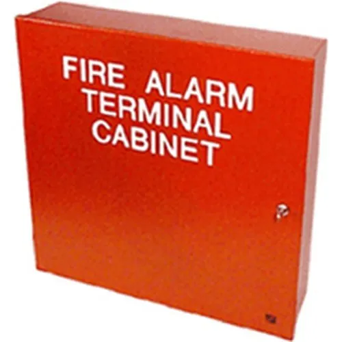 SAE SSU00653 TC-Series Terminal Cabinet, 6-1/2"W 8-5/8"H 2-1/2"D, Red
