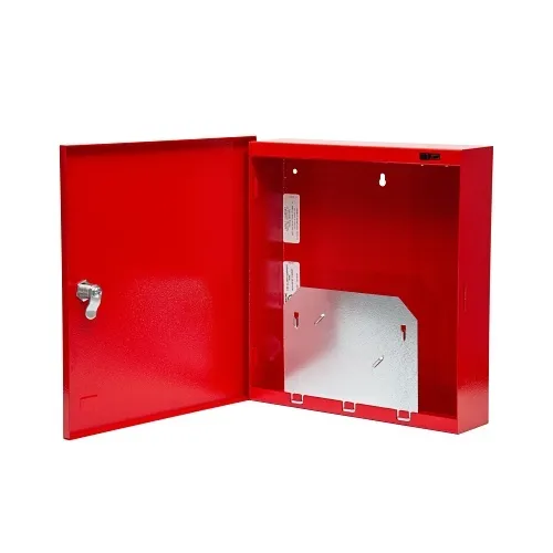 SAE SSU00672 FDB Fire Alarm Document Box, 12" x 13.1" x 2.3" D, Red