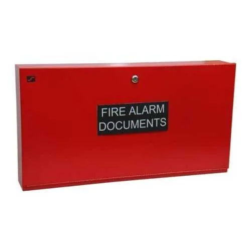SAE SSU00677 DBX As Built Drawing Document Box, 26-1/4"W 14-1/4"H 4"D, Red