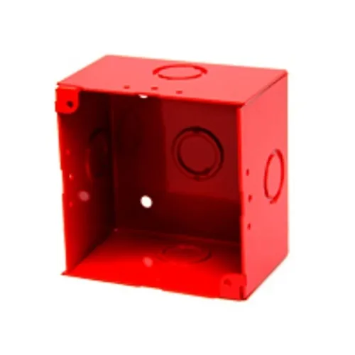 SAE SSU09037 4SQU Electrical Box 2.75", Red
