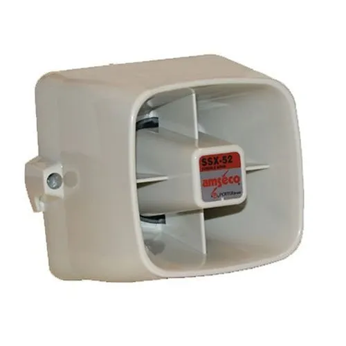 Potter SSX-52 Series to 12V DC Wall Mount Siren 120dB (4150024)