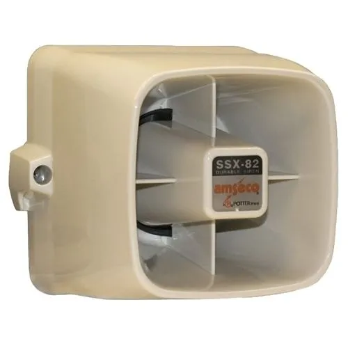 Potter SSX-82 Siren Strobe, Tone Siren 25W 12V