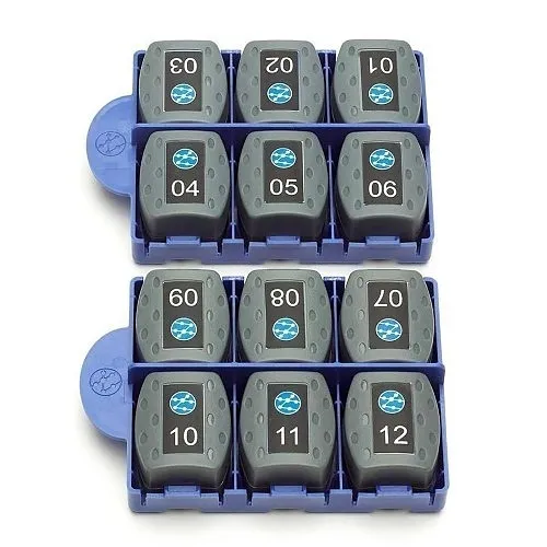 SimplyTEST ST-158050 Network Tester with 12 RJ45 VDV Series Remotes, Numbered 1-12