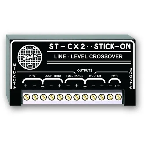 RDL ST-CX2 Band Active Line-Level Crossover