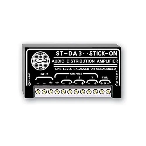 RDL ST-DA3 Line Level Distribution Amplifier, 1x3