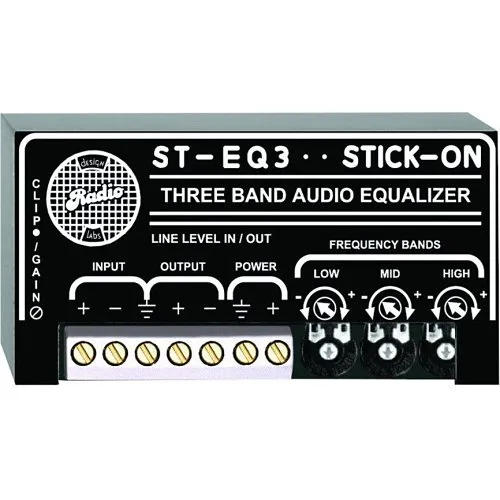 RDL ST-EQ3 3-Band Equalizer, Line Level