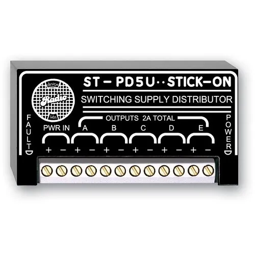 RDL ST-PD5U Stick-On Series Switching Power Supply Distributor