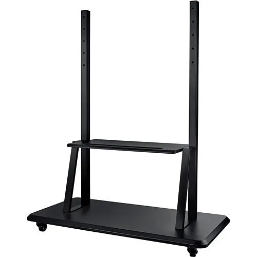 Optoma ST01 Convenient Mobile Cart for 65", 75" and 86" Displays, Black