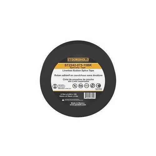 Panduit ST2242-075-15BK Linerless Mid Grade Rubber Splicing Tape