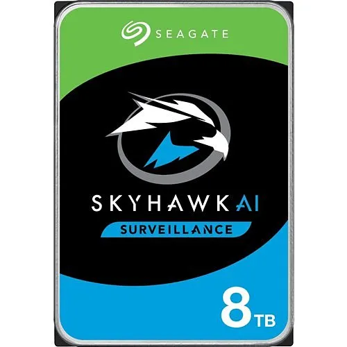 Seagate ST8000VE001 Skyhawk AI 3.5 Hard Drive, SATA 6Gb/s, 8TB