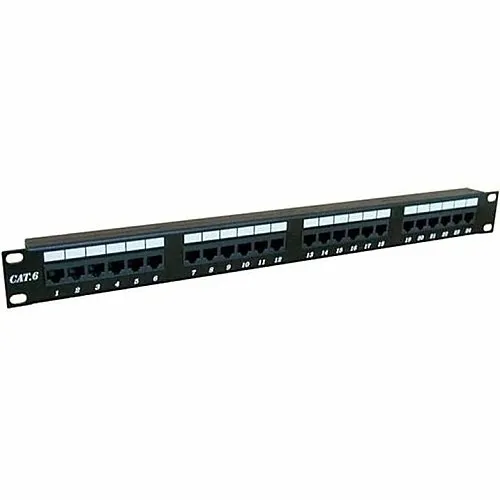 Primex 135-0194 CAT6 Metal Patch Panel, 19" Rack-Mountable