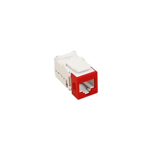 Primex 135-0213 SOHO Pro SpeedStar CAT6a Jack with 8-Colored Bezels, 90°, 10Gb Data
