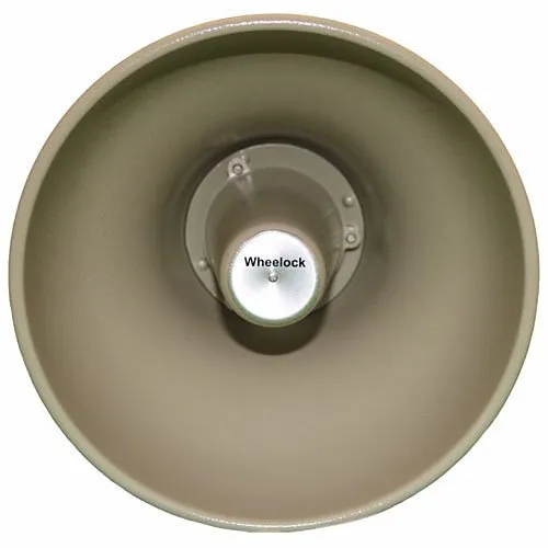 Eaton STH-15-B Wheelock Weather Resistant Loudspeaker, Beam Pillar Mount, 25/70V, 15W, Beige
