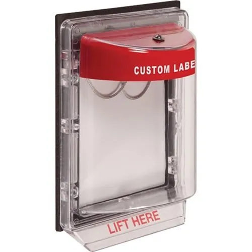 STI-1150CR, Stopper II with Horn Flush Mount, Indoor/Outdoor Rated, Custom Label