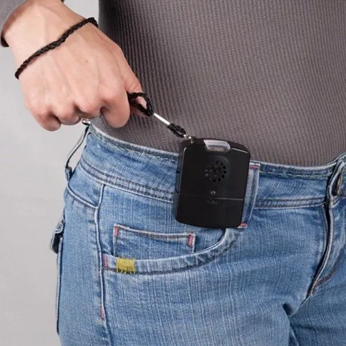 STI-12006, Mugger Stopper Plus with Flashlight and 120 dB alarm, Personal Protection Alarm