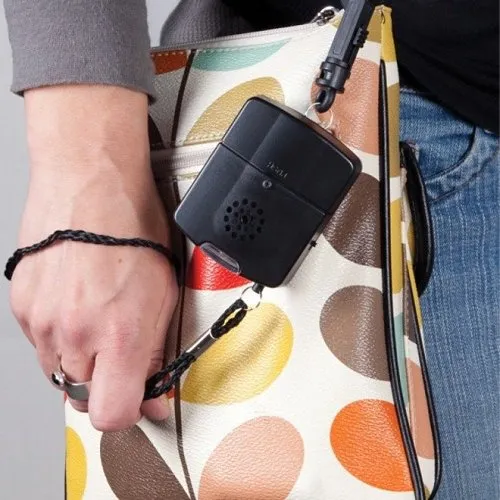 STI-12006, Mugger Stopper Plus with Flashlight and 120 dB alarm, Personal Protection Alarm