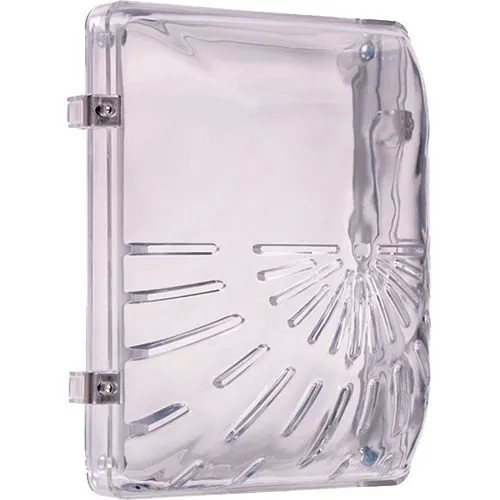 STI 1210E Horn/Strobe Damage Stopper and Open Back Box for Flush Mount, Clear