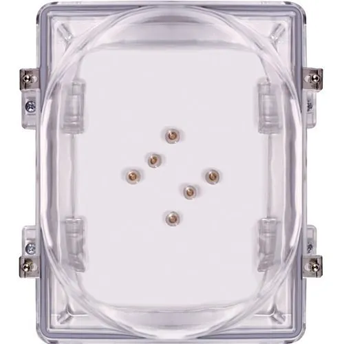 STI 1221A4X Stopper Dome and Strobe Damage Stopper and Enclosed Back Box with Silicon Gasket, 4" Deep Type 4X