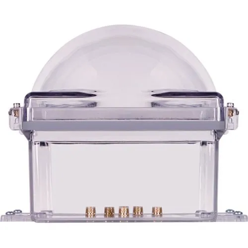 STI-1221A4X, Strobe Damage Stopper and Enclosed Back Box, 4" Deep Type 4X, includes a silicone gasket