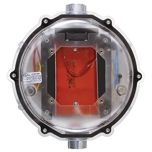 STI 1229HTR240 Stopper Dome Heated for Strobe Only NEMA 4X, 240 VAC, Clear