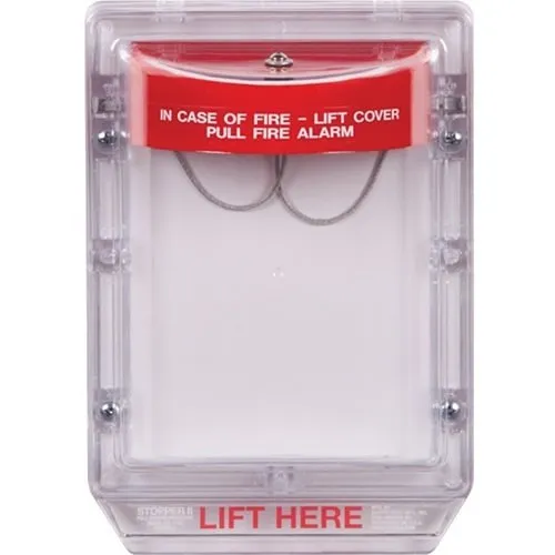 STI 1230 Stopper II without Horn with Spacer, Fire Label, Red