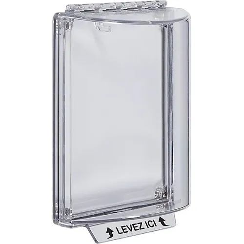 STI 13000NC-FR Universal Stopper Flush Mount Housing without Horn, French Label, Clear