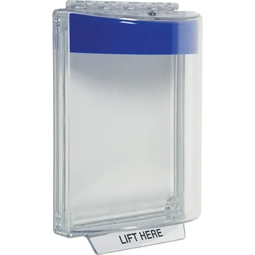 STI 13010NB Universal Stopper Dome Cover Flush Mount and Hood, No Label, Blue