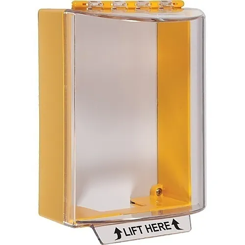 STI 13200NY Universal Stopper without Horn Housing Surface Mount, No Label Included, Yellow