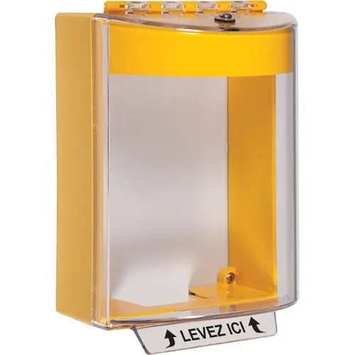 STI-13210NY-FR Surface Mount Universal Stopper Station without Horn, Yellow