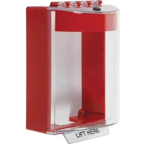 STI 13220CB Universal Stopper Dome Cover Flush Mount, Label Hood with Horn, Custom Label Blue