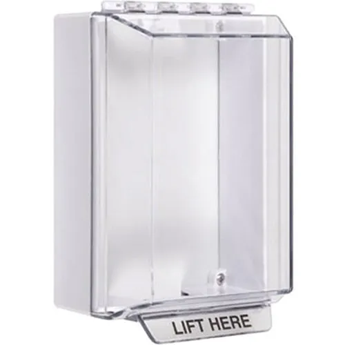 STI 14200NW Universal Stopper Low Profile Dome Cover, Surface-Mount, No Hood, No Label, White