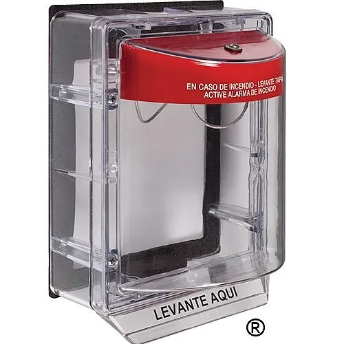 STI STI-3150-ES Weather Stopper with Spacer, No Siren, Fire Label in Spanish