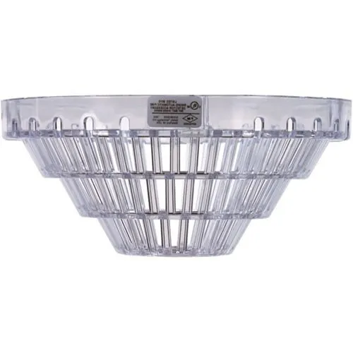 STI STI-8100 Smoke Detector Damage Stopper Flush Mount, Clear