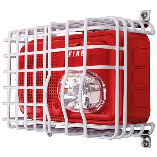 STI 9720 Horn/Strobe/Speaker Damage Stopper, Surface Mount, White