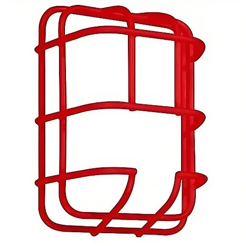 STI 9762-R Series Horn/Strobe Damage Stopper, 6.2" x 4.76" x 2.5" D, Wall Mount, Red