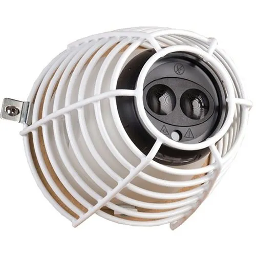 STI 9840 Fireray Fire Detector Damage Stopper, 6.61"H 6.61"W 5.78"D, White