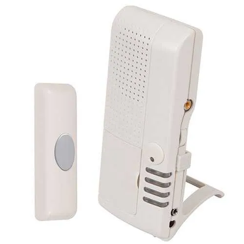 STI V34600 Wireless Doorbell Button Alert with 4-Channel Voice Receiver