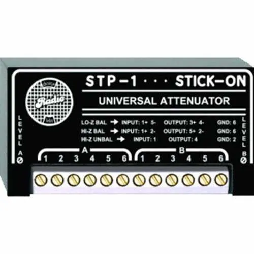 RDL STP-1 2-Channel Universal Audio Attenuator