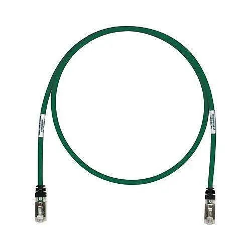 Panduit STP6X5GR CAT6a Patch Cable, Copper Patch Cord S/FTP, 5', Green
