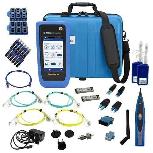 TREND Networks STQT-PRO-KIT-3Y Structured Cabling Tool Kit with Crimpers, Testers, and Punch Down Tool, 3-Year Warranty