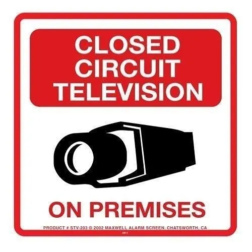 Maxwell STV203 CCTV On-Premise, 8.5" x 11"