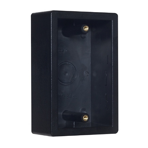 Camden CM-34BL Surface Mounting Box, 4-1/2" 2-3/4" 1-3/4', Black