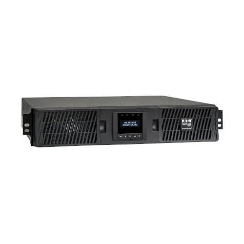 Eaton Tripp Lite SU1000RTXLCD2UN SmartOnline 1000VA 900W 120V Double-Conversion UPS, 8 Outlets, Extended Run, Network Card Included, LCD, USB, DB9, 2U Rack / Tower