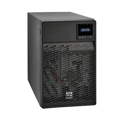 Eaton Tripp Lite SU1000XLCD SmartOnline 1000VA 900W 120V Double-Conversion UPS, 6 Outlets, Extended Run, Network Card Option, LCD, USB, DB9, Tower
